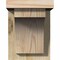 Ekena Millwork Huntington Rough Sawn Corbel w/Backplate, Douglas Fir, 6"W x 8"D x 8"H COR06X08X08HUN01RDF - alternate 4
